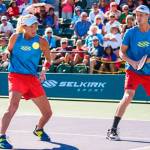 Lindsey, left, and Riley Newman compete in the national pickleball championships this week. (provided photo)
