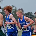 Aidan Donnelly (372), Thomas Simms (378) and Cooper Ullmann (379). (Photo by Bob OBrien)
