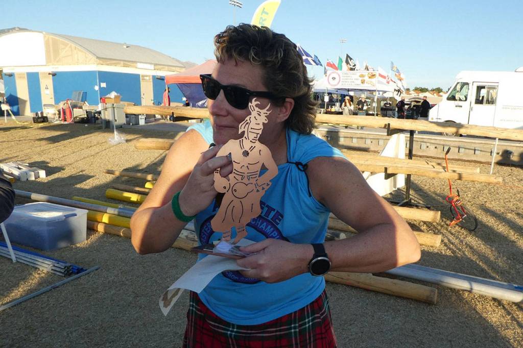 Stone thrower: Malone excels in Highland games