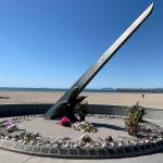 Photo by Lori Cavender                                The memorial in California.