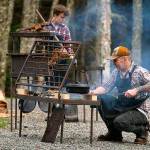Fiery trio takes on outdoor cooking