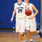 Sterling Patton was named to the North Sound Conference first team in boys basketball. (Photo by John Fisken)