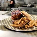 (Photo by Kira Erickson/Whidbey News Group)                                A buffalo chicken sandwich with blue cheese slaw and handcut fries.