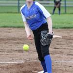 South Whidbey junior softball player said she is really sad for the seniors. (Photo by John Fisken)