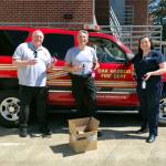 Rotary clubs donate supplies