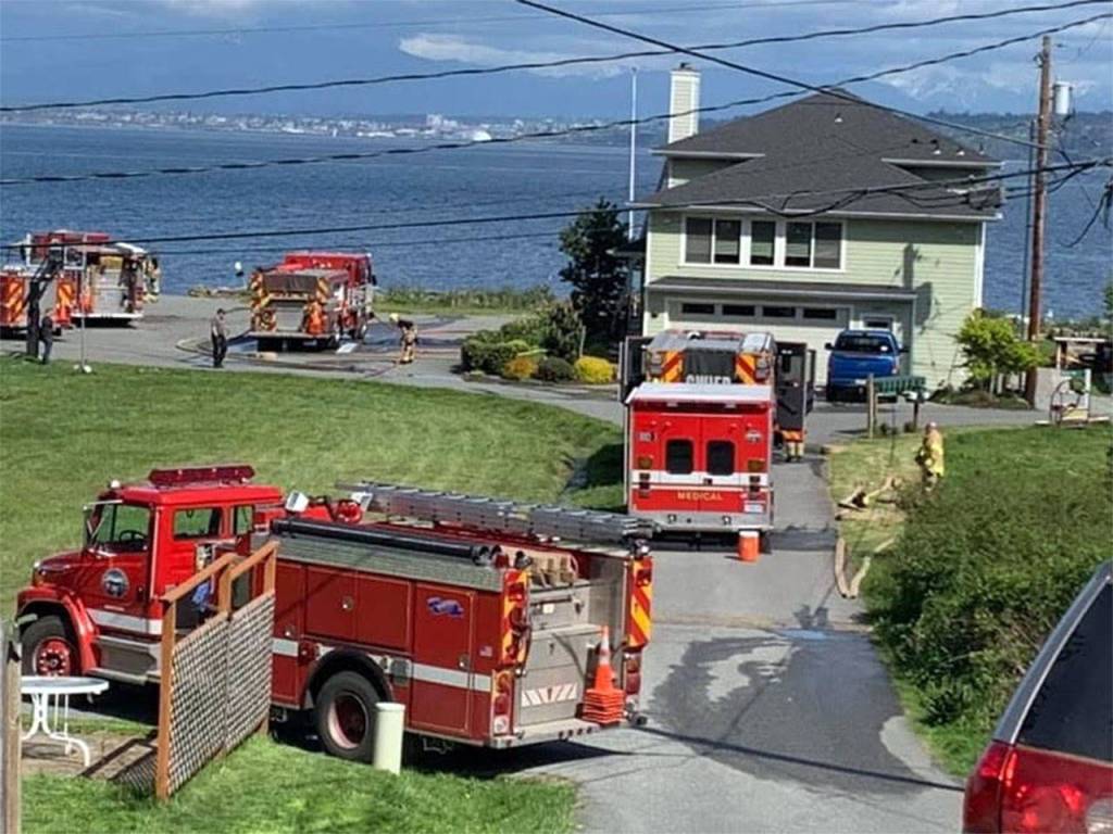 Fire contained to attic causes $40K damages