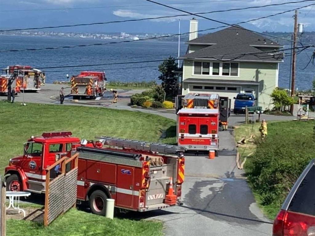 Fire contained to attic causes $40K damages