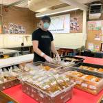 Photo provided                                Des Rock, owner of Useless Bay Coffee Company, dropping off soup to be included in the deliveries.