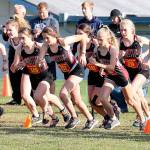 File photo/Whidbey News-Times                                The Coupeville High School girls cross country team will race in spring this school year.
