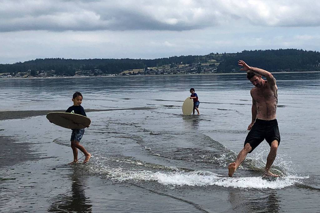 Skimming the shoreline