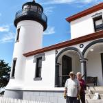 Cheri and David Anderson of Coupeville have received statewide recognition for their hundreds of hours spent volunteering at Fort Casey Historical Park. Photo by Emily Gilbert/Whidbey News-Times.