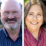 Ron Muzzall (left) and Helen Price Johnson