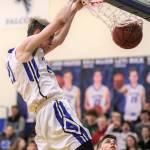 Falcon basketball player Carson Wrightson earned first-team, all-conference honors for the 2019-20 season. (File photo)