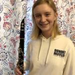 Oak Harbor High School Junior Hannah Williams plays clarinet.
