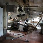 Photo by John Fisken
The inside of the Oak Harbor McDonalds is unrecognizable as demolition of the store got underway this week.