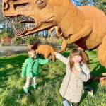 At left, Leo Zucca, 4, of Everett visits the yard of grandma Mary Saltwick in Freeland on Whidbey Island. Hes seen here with Momo Brown, 5, the reporters granddaughter. (Andrea Brown / The Herald)