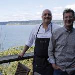 Stefen Bosworth, left, and his partner, Ron Rois, are transplants from the Chicago area with roots in the Pacific Northwest. They are the owners of Langleys newest restaurant, Savory. (Photo by Kira Erickson/South Whidbey Record)