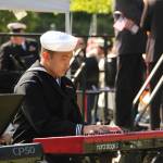 MUSN Dinos San Pedro of the Navy Band Northwest plays a piano prelude. (Photos by Karina Andrew)