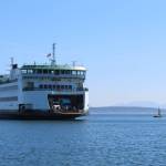 A ferry approaches the dock in Coupeville June 23. (Photo by Karina Andrew/Whidbey News-Times)