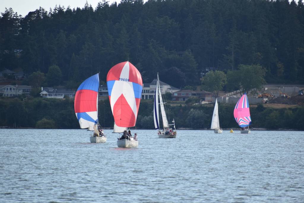 Photo by Emily Gilbert/Whidbey News-Times
About 20 boats will dot the water in Penn Cove for the Oak Harbor Yacht Clubs Whidbey Summer Classis regatta this weekend.