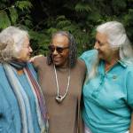 From left to right: Gail Fleming, Harolynne Bobis and Rhonda Salerno all wear different hats as members of Langley citizen-led committees. The three women, who are currently running for positions on the city council, announced this week that they are planning to run as a slate. (Photo by Kira Erickson/South Whidbey Record)