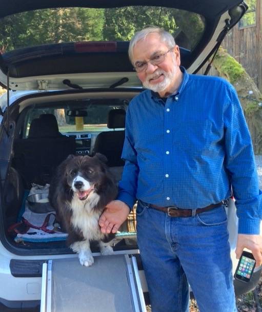 Pedersen and his faithful late canine, Duncan. (Photo provided)