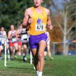 Junior Taylen Bader placed 17th at the district cross country meet Saturday. (Photo by John Fisken)