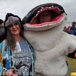 Susan Berta and Howard Garrett, dressed in full whale garb at a previous event. (Photo provided)