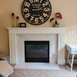 As Alvin and Joanne prepared to celebrate their 30th anniversary, Alvin surprised his wife with a beautiful new fireplace and bathroom, courtesy of Granite Transformations!