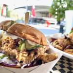 Photo by Lisa Carvey
A signature fried chicken sandwich, known as the Sammy.