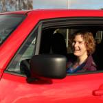 Photo by Karina Andrew/Whidbey News-Times
Natasha Vanderlinden won a new Jeep Renegade in a Bloodworks Northwest sweepstakes sponsored by Haselwood Auto Group. Vanderlinden, who has donated blood more than 30 times, was inspired to give by the statistic that one pint of blood could potentially save up to three lives.