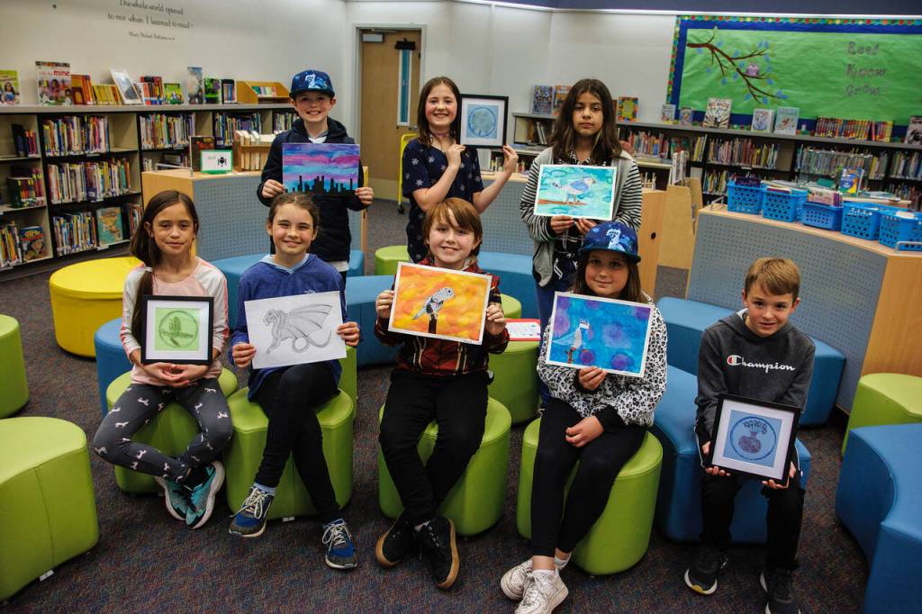 Photo by David Welton
Front row, left to right: Ellie Linaberry, Ramona Gunn, Andrew Braaten, Jayda Coleman and Quinn Ferguson. Back row, left to right: Hudson Currier, Ella McCarthy and Lucy Aburto Flores.