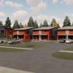 Photo provided
This rendering shows the seven Heron Park Townhomes slated for construction within Langley city limits.