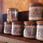 Upcycled Crow Cottage candles are among the new wares sold at Whidbey Farm and Market this season. (Photo by Karina Andrew/Whidbey News-Times)