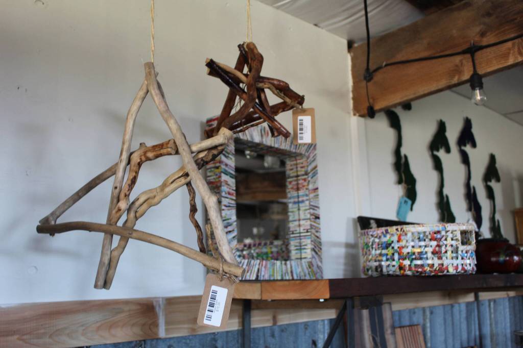 Whidbey Farm and Market features art from local vendors. (Photo by Karina Andrew/Whidbey News-Times)