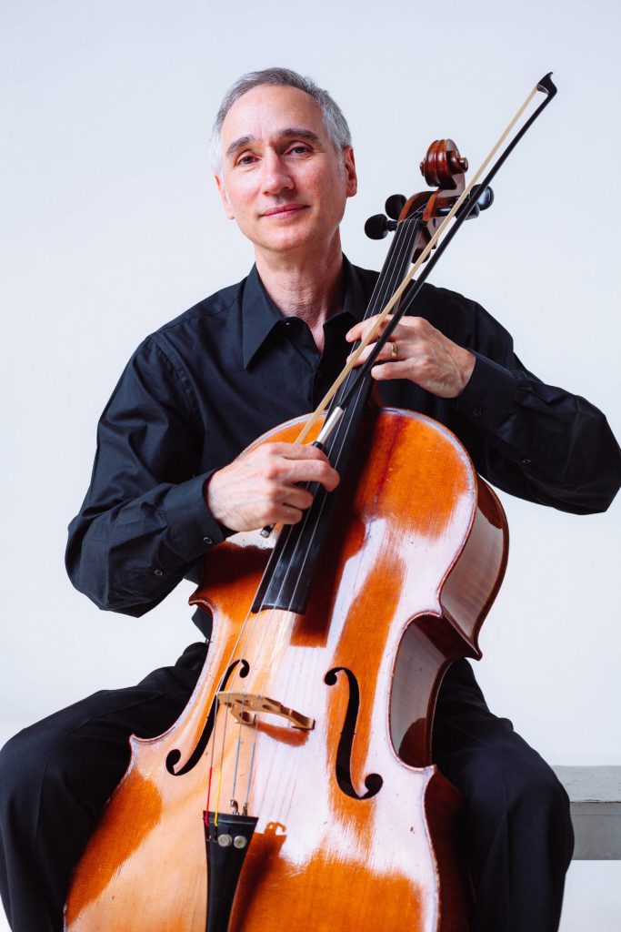 Photo by Jason Quigley
Cellist Gideon Freudmann, now a South Whidbey resident, has accompanied silent films in movie houses across the nation.