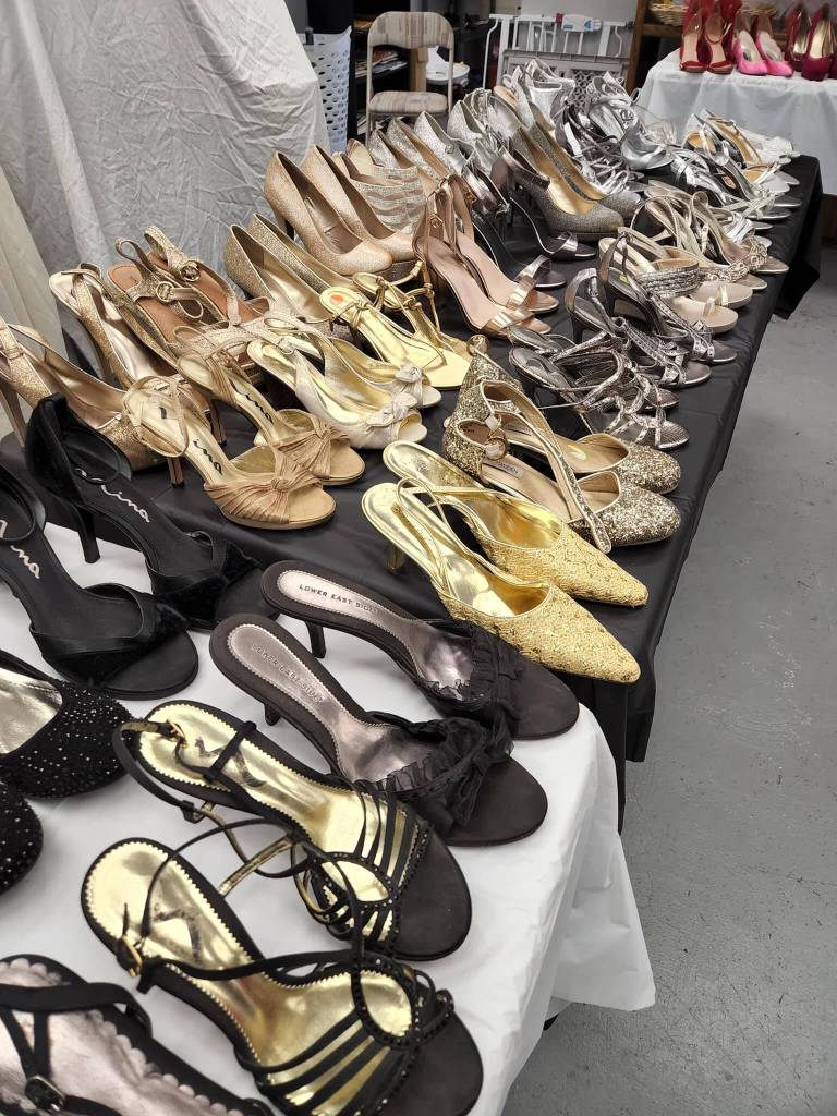 Prom shoes. (Garage of Blessings Facebook)