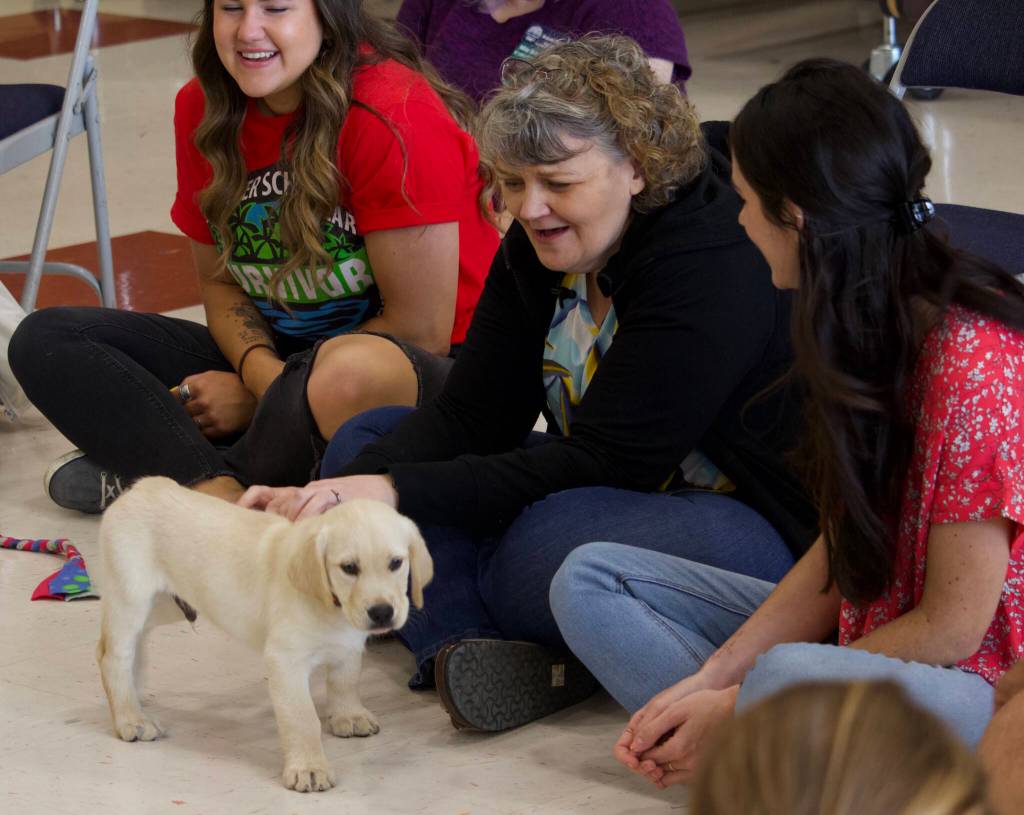 North Whidbey Middle School staff. (Photo by Rachel Rosen/Whidbey News-Times).