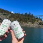 Deception Pass Pale Ale at Deception Pass State Park. (Photo provided by Two Beers Brewing.)