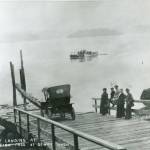 Washington State Archives photo
People work at a ferry landing at Deception Pass circa 1920.