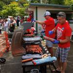 Hot dogs are a necessary part of the Fourth of July fun at Maxwelton.