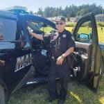 Bo Miller attends a Touch-a-Truck event at the Coupeville Library. (Photo provided)