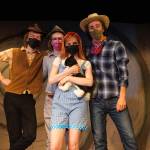 Photos by David Welton
From left to right, 18-year-old Aidan Martin, 16-year-old Noelani Martin, 19-year-old Lily Fisher and 19-year-old Callum Cassee play the Lion, the Tin Man, Dorothy and the Scarecrow, respectively.