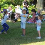 Photo by Karina Andrew/Whidbey News-Times
Children dance to the live music at the Deception Pass 100th anniversary community picnic.
