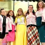 Photo provided
"Grease" cast members rehearse at the Whidbey Playhouse.