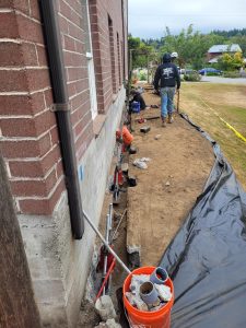 Langley City Hall is getting some much-needed support added to its structure. (Photo provided)