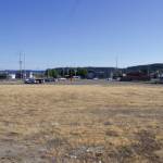 The lot on the corner State Route 20 and Piooner Way has been vacant since 2011. (Photo by Rachel Rosen/Whidbey News-Times)
