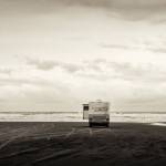 More traditional black-and-white photos will also be on display. (Photo by Skip Smith)