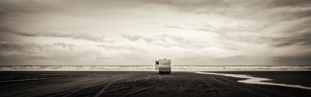 More traditional black-and-white photos will also be on display. (Photo by Skip Smith)