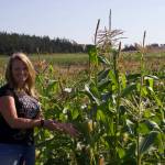 Shannon Hamilton is the owner of Whidbey Farm and Market and is hosting CornFest this year as part of Eat Local Month. (Photo by Rachel Rosen/Whidbey News-Times.)